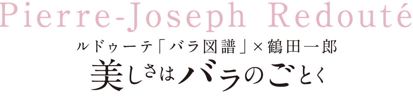 ルドゥーテ バラ図譜 鶴田一郎 美しさはバラのごとく Noevir